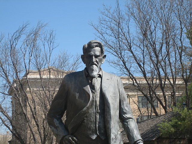 Charles Goodnight presides over the Panhandle from his perch in Canyon, Texas.